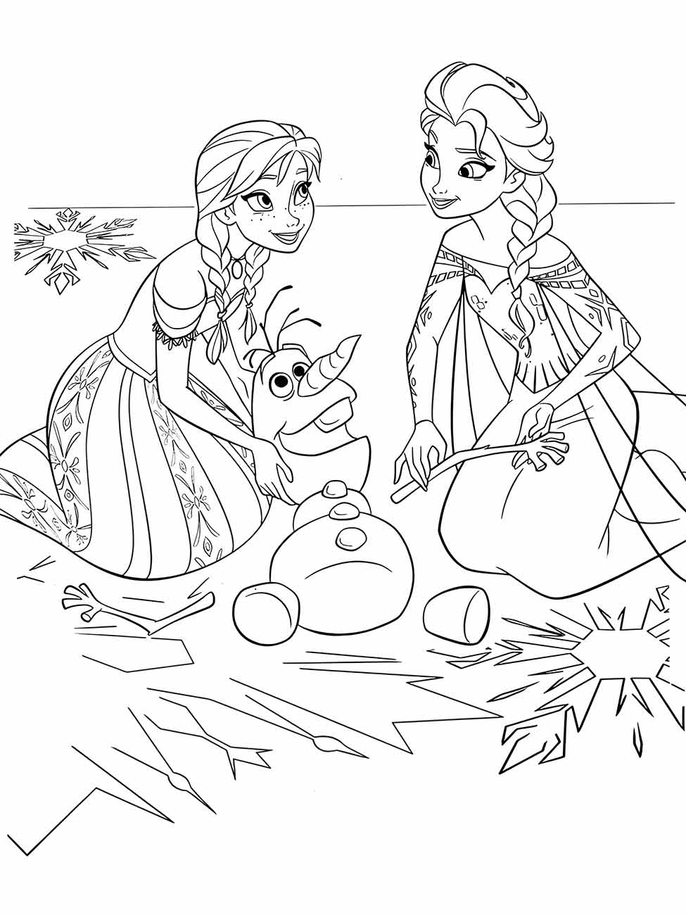 Frozen coloring page (32)