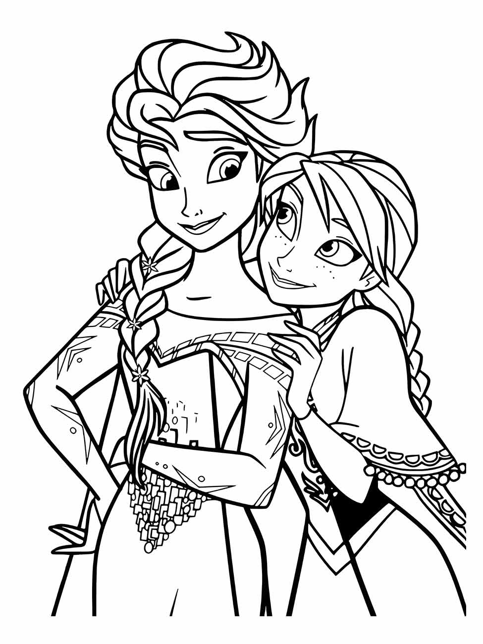 Frozen coloring page (35)