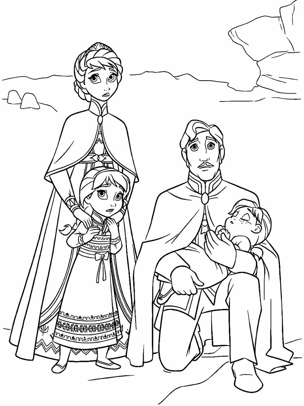 Frozen coloring page (36)