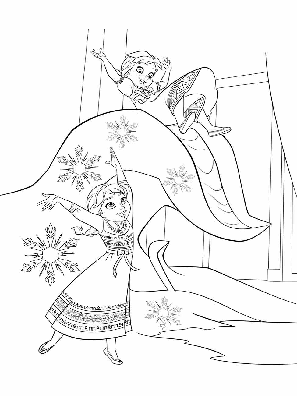 Frozen coloring page (38)