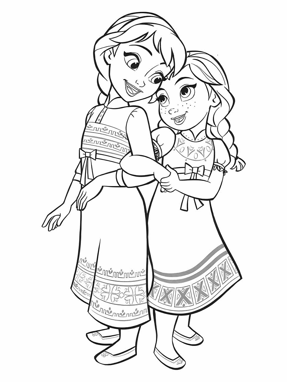 Frozen coloring page (39)