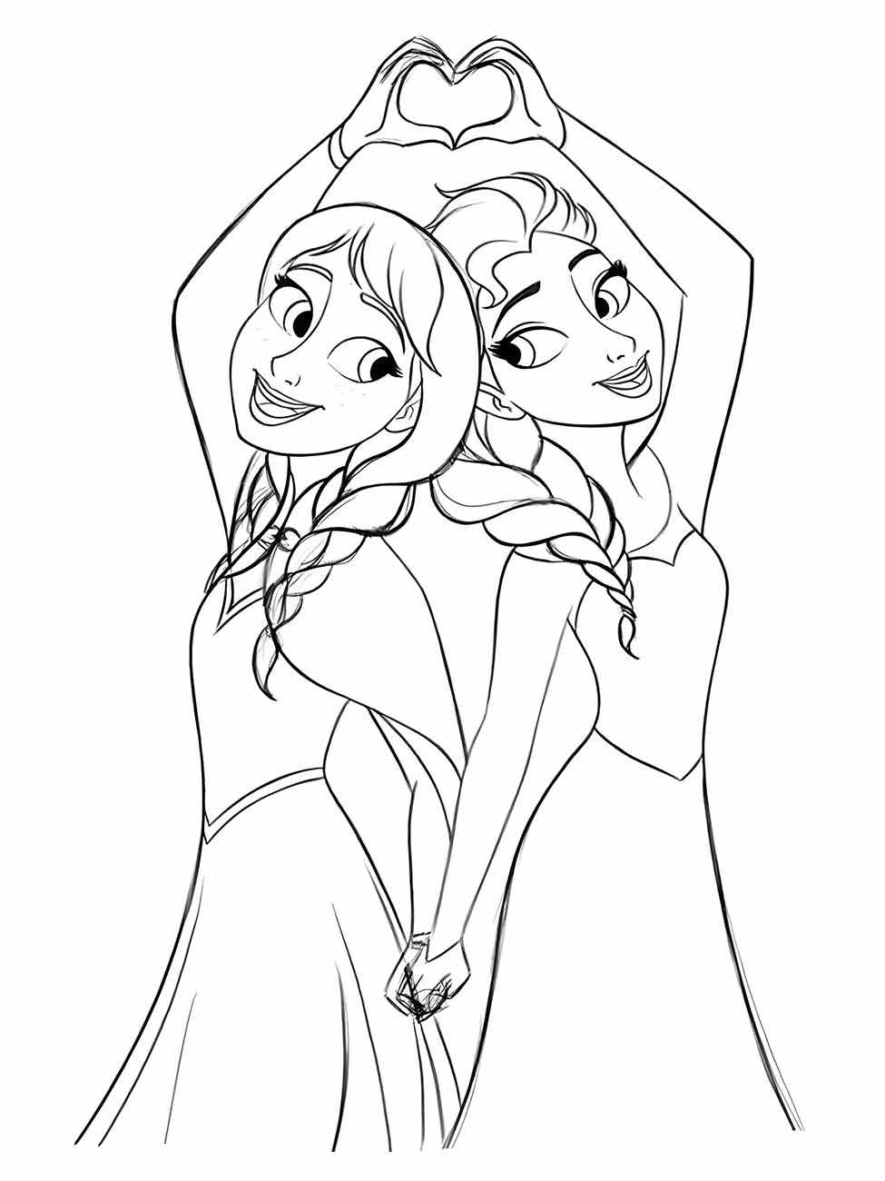 Frozen coloring page (40)