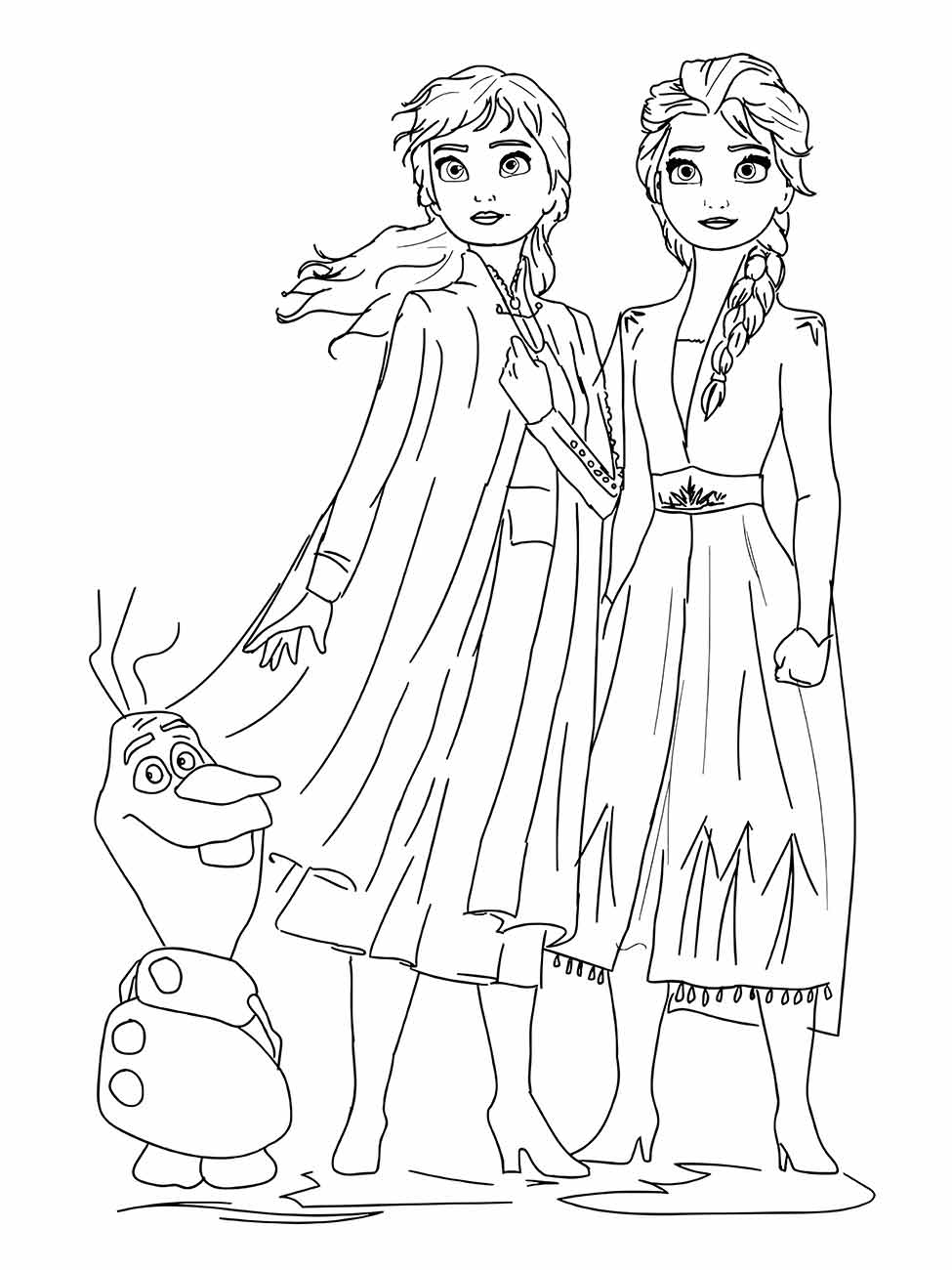 Frozen coloring page (42)