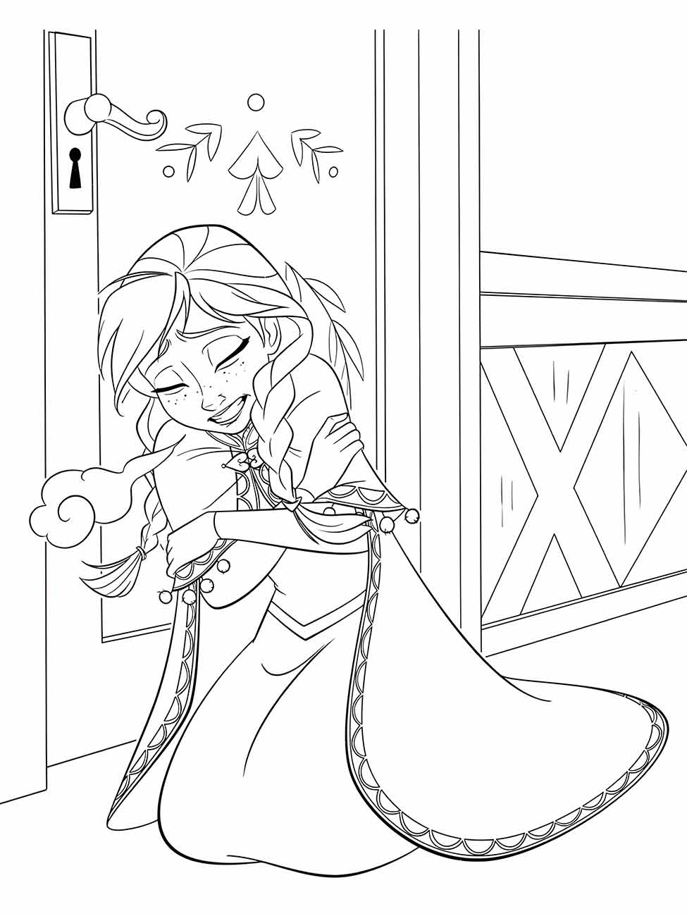 Frozen coloring page (43)