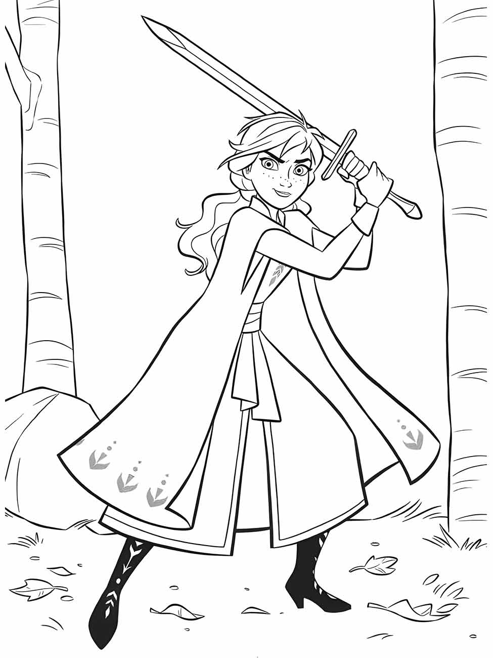 Frozen coloring page (44)