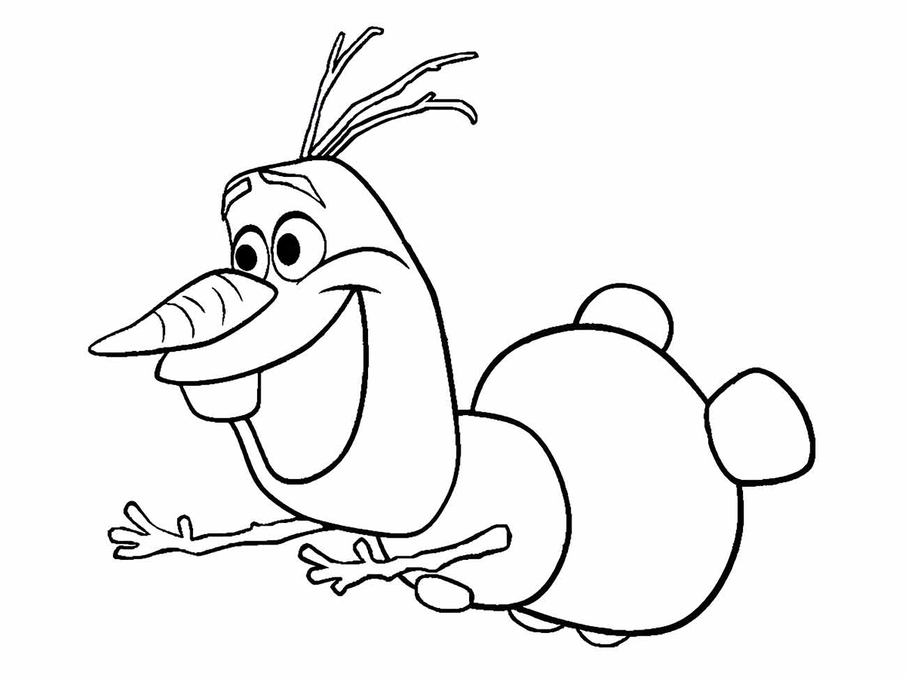 Frozen coloring page (46)