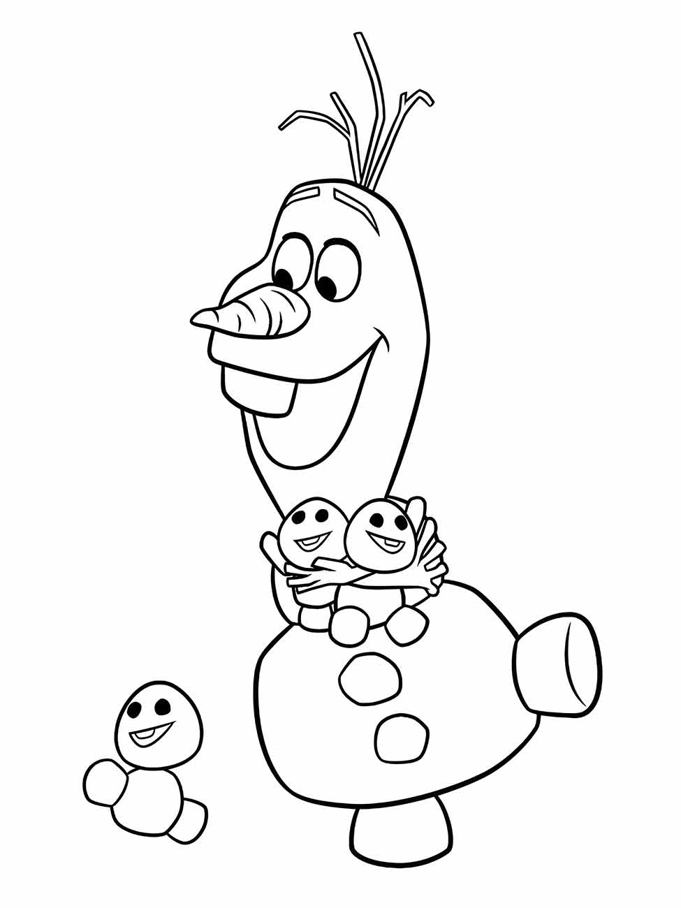 Frozen coloring page (47)