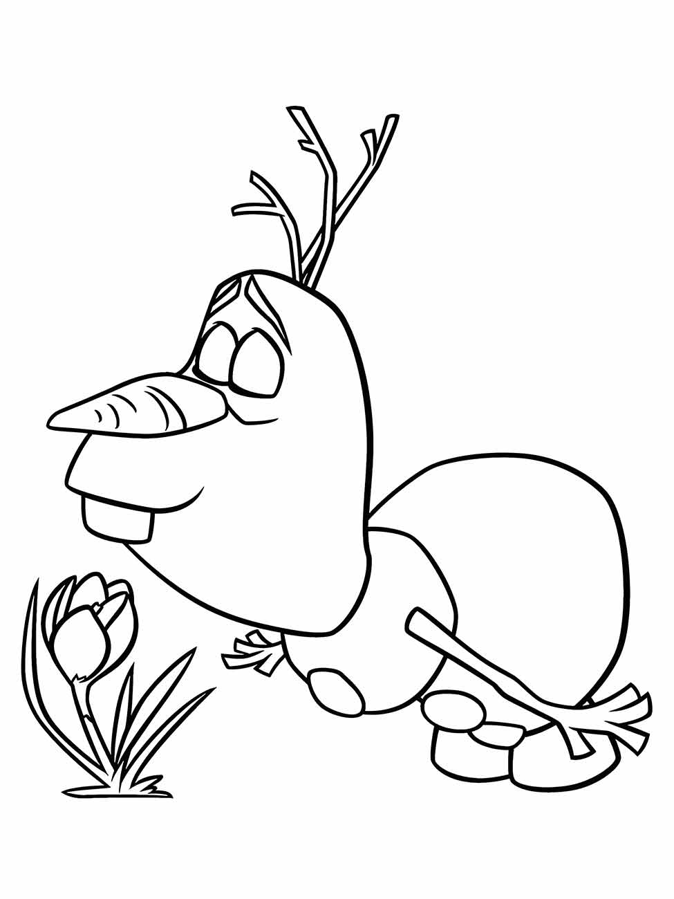 Frozen coloring page (48)