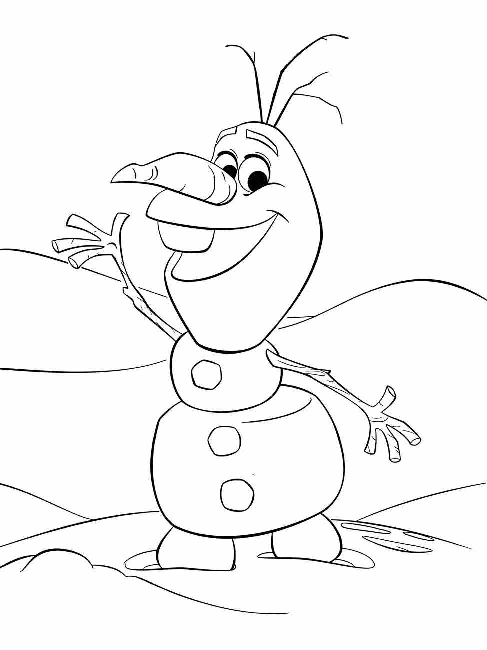 Frozen coloring page (49)