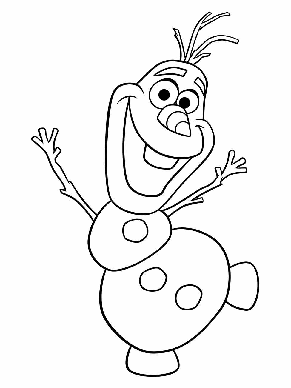 Frozen coloring page (50)