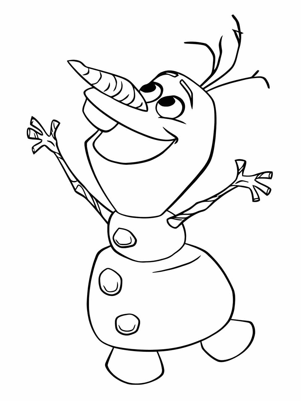 Frozen coloring page (51)