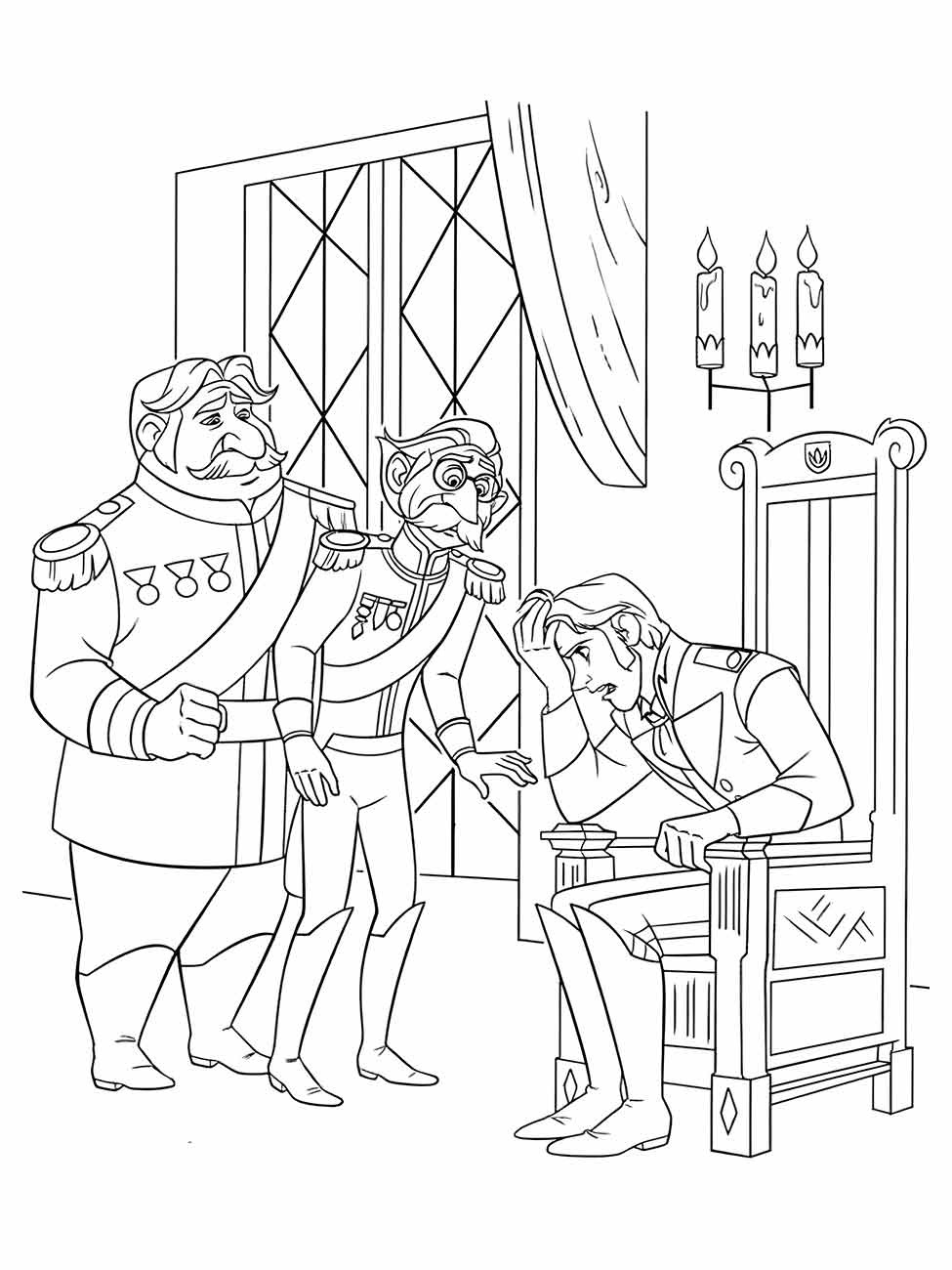 Frozen coloring page (53)