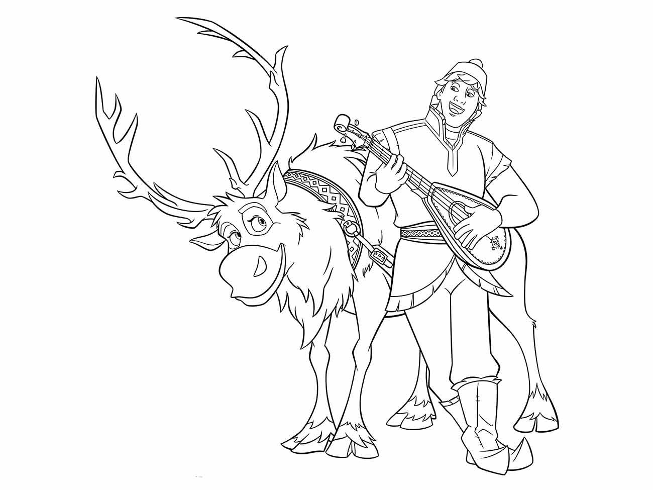 Frozen coloring page (55)