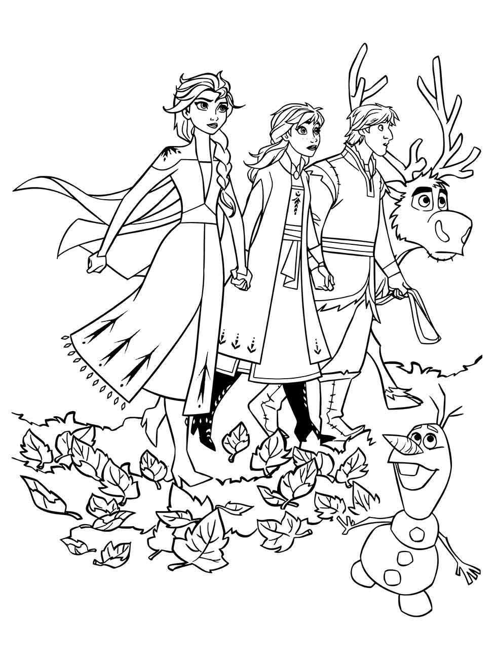 Frozen coloring page (56)