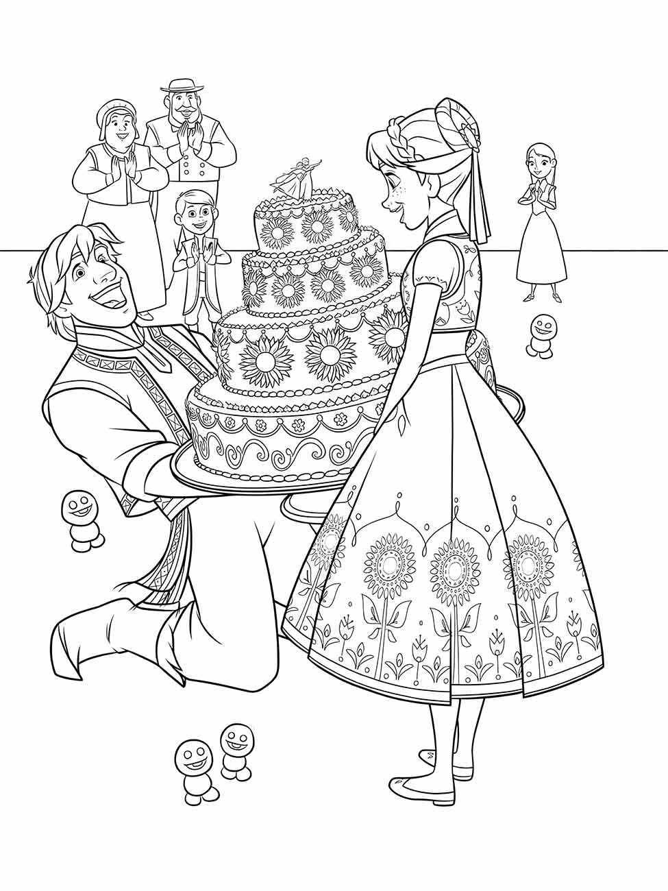 Frozen coloring page (57)