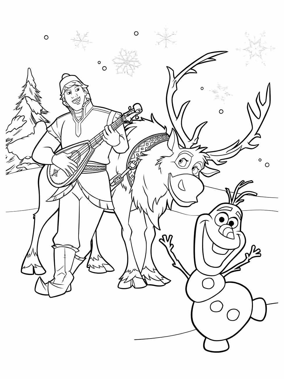 Frozen coloring page (60)