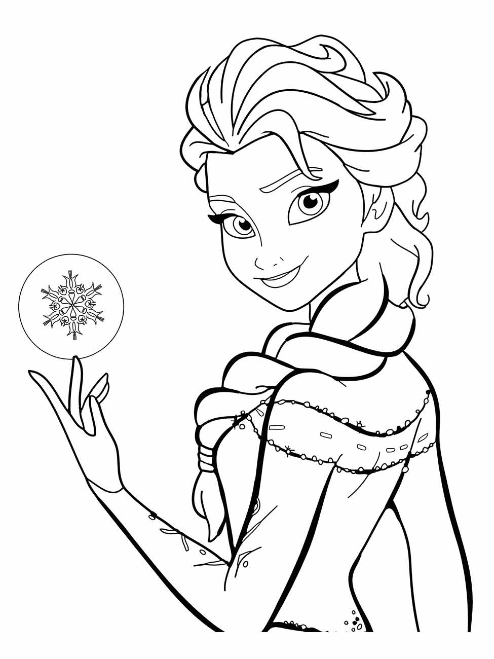 Frozen coloring page (63)