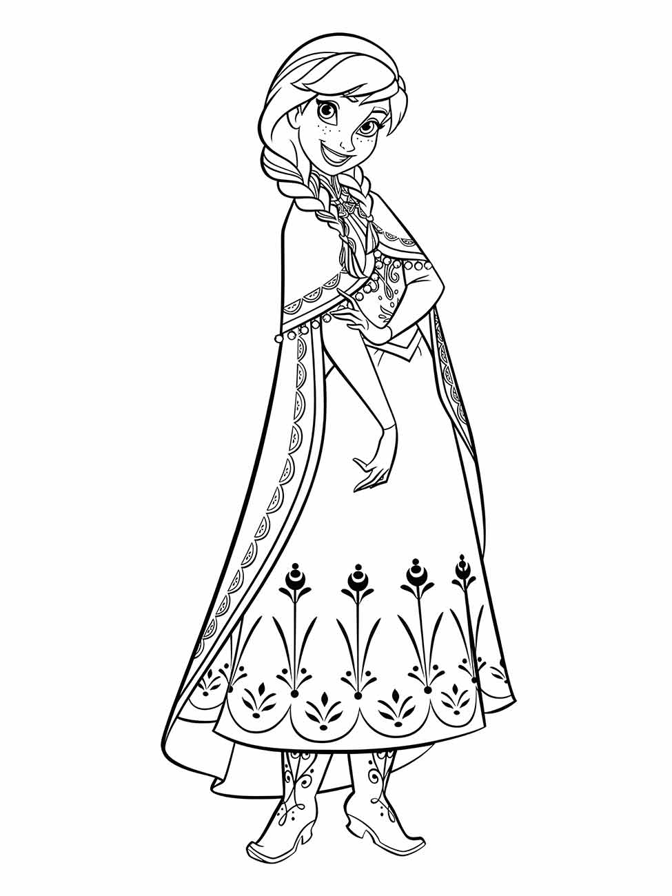 Frozen coloring page (64)