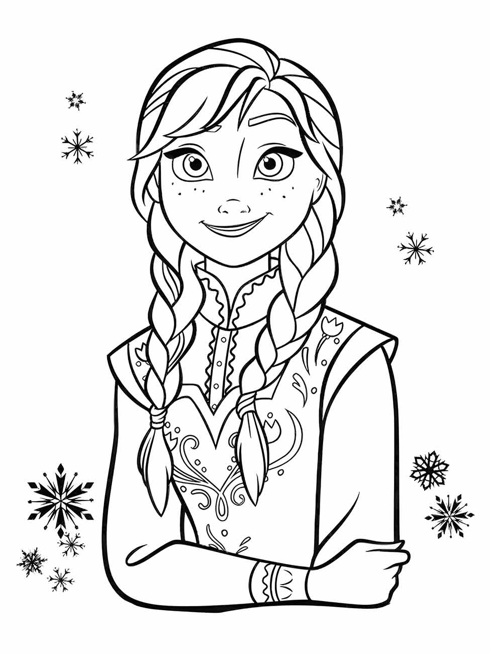 Frozen coloring page (65)