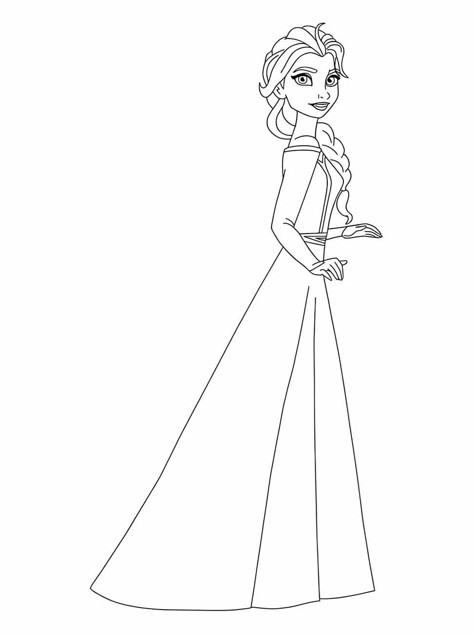 Frozen coloring page (68)