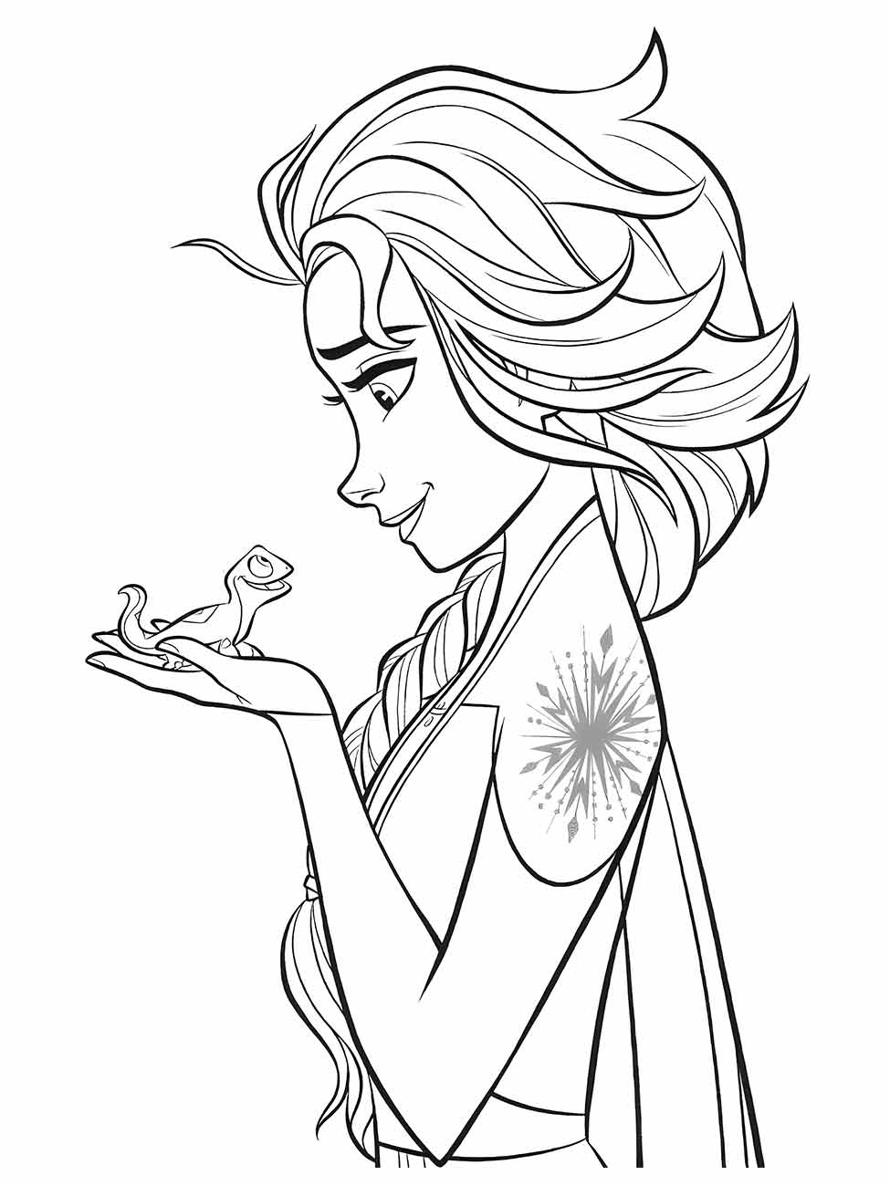 Frozen coloring page (71)