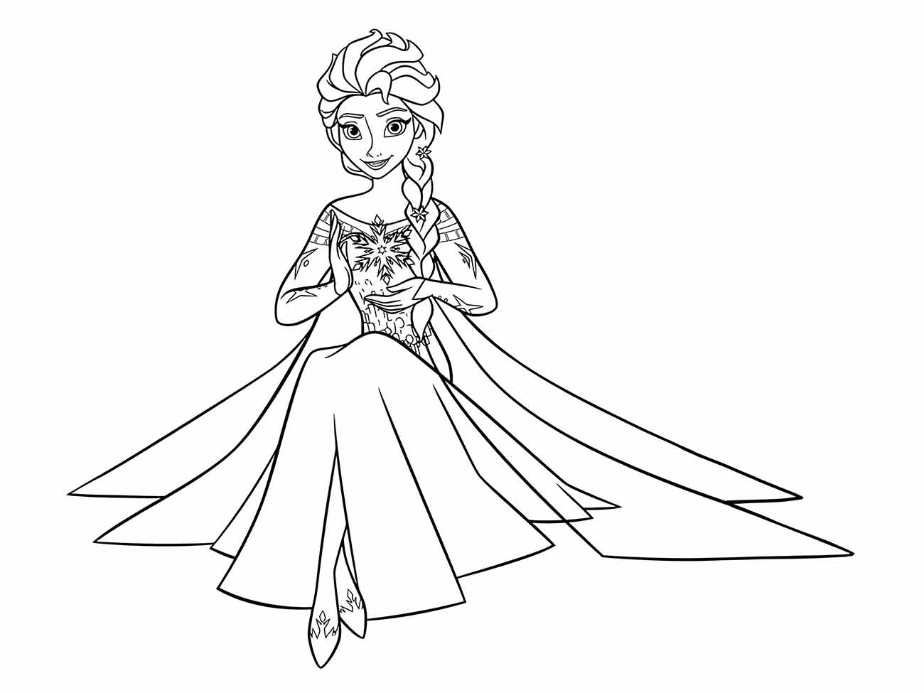 Frozen coloring page (72)