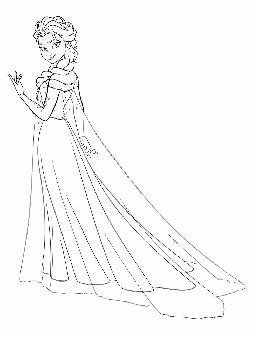 Frozen coloring page (73)