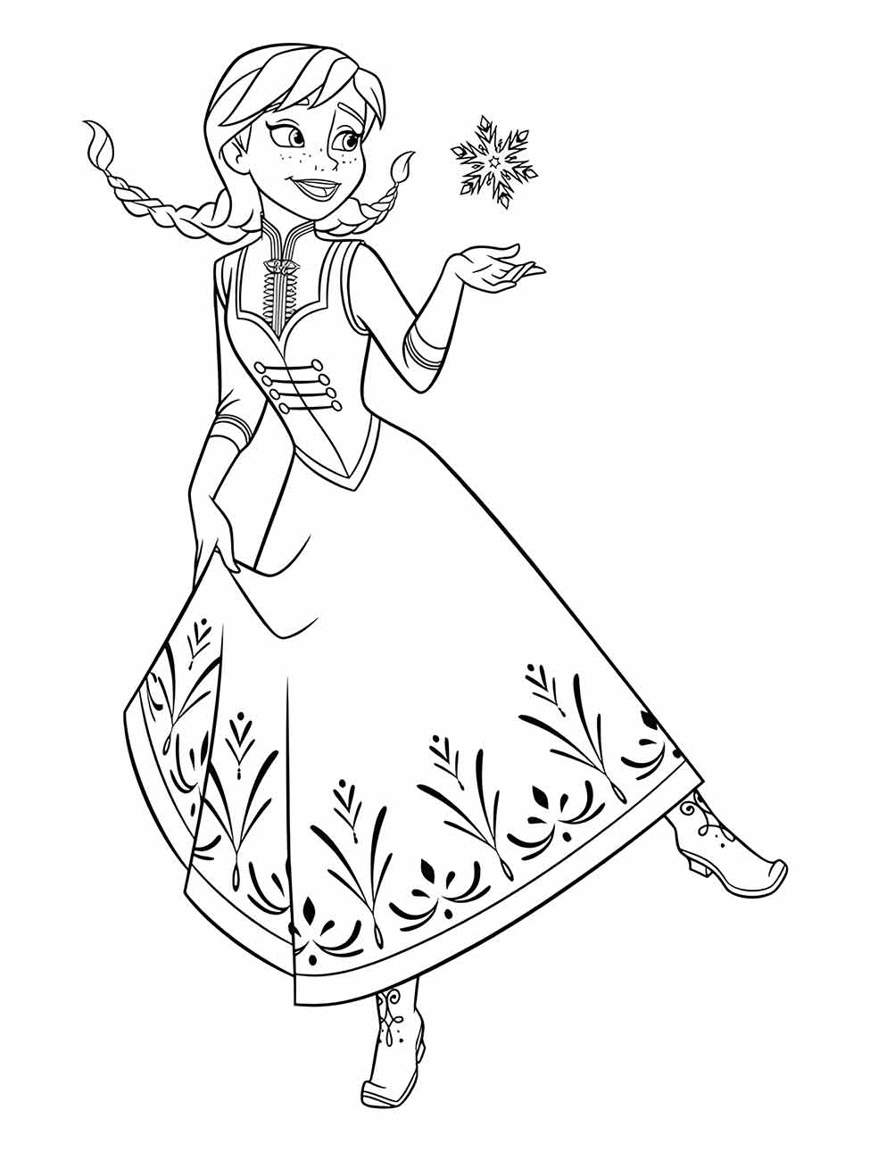 Frozen coloring page (76)