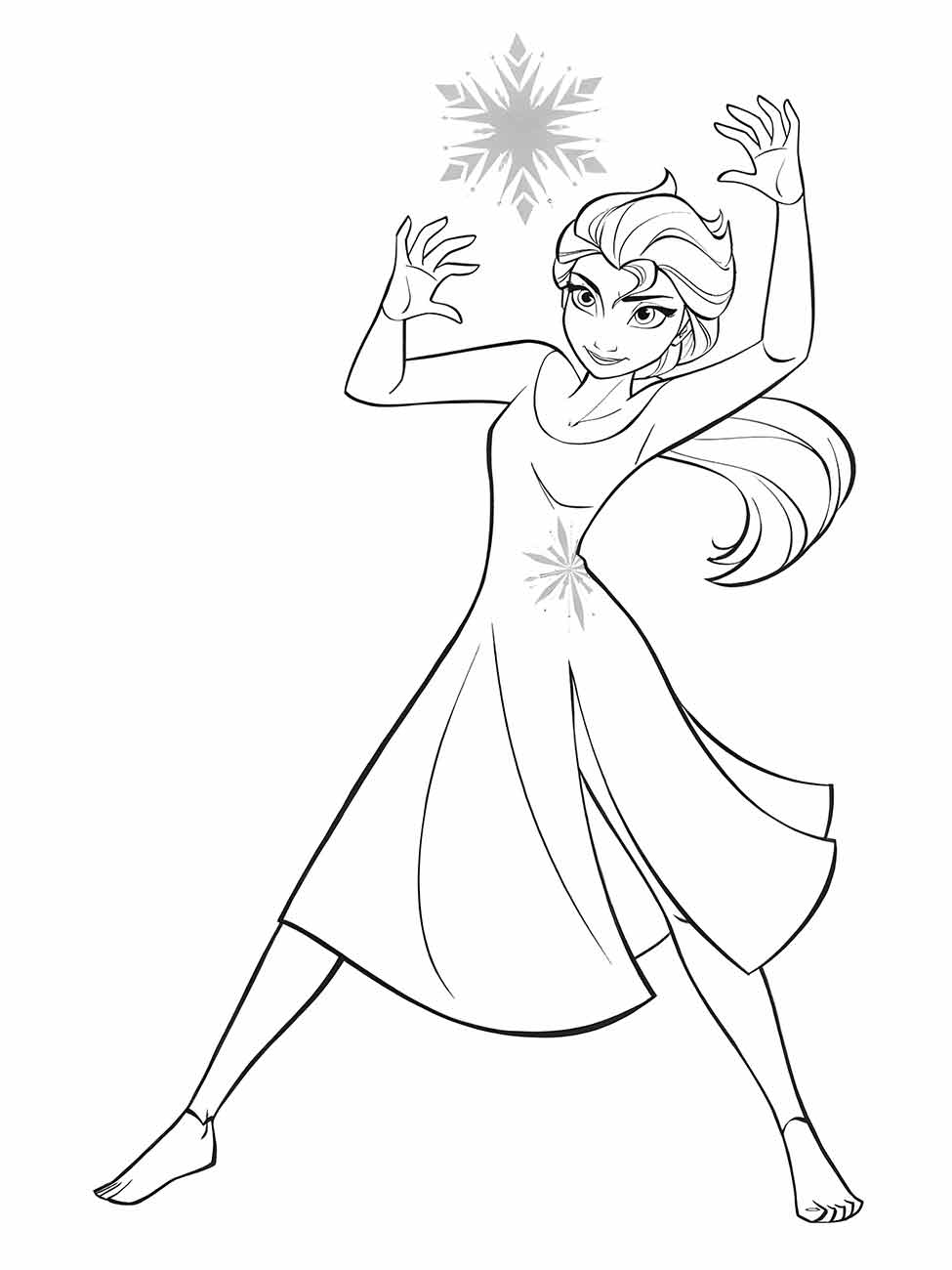 Frozen coloring page (77)