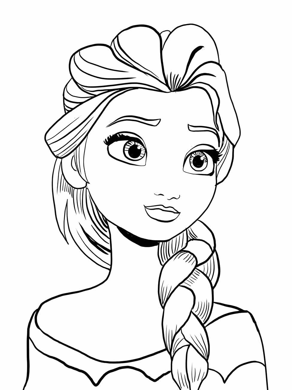 Frozen coloring page (78)