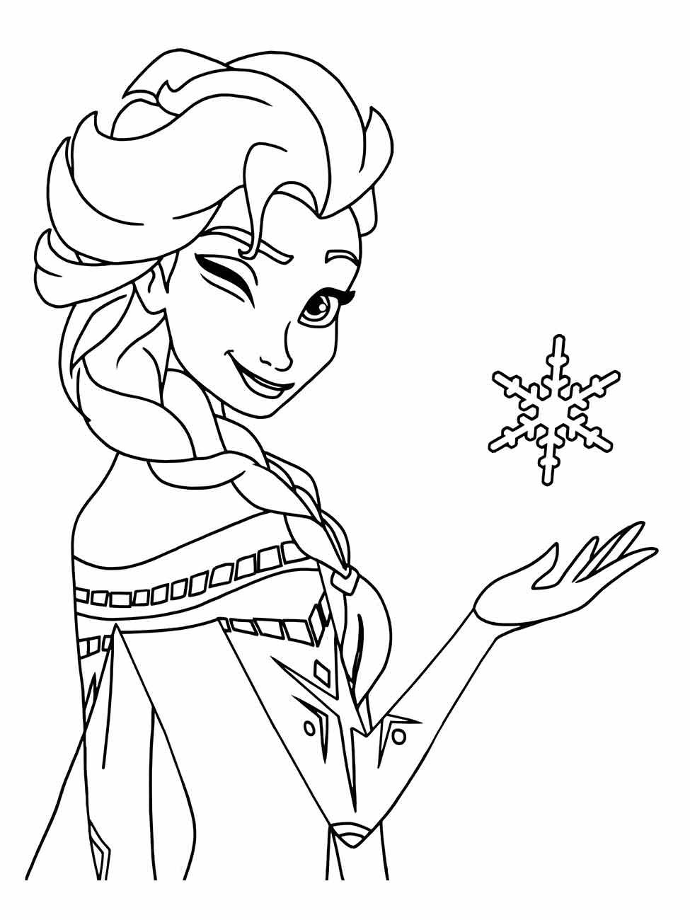 Frozen coloring page (79)