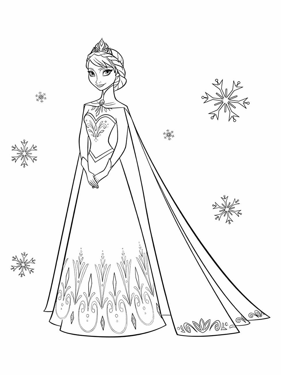 Frozen coloring page (80)