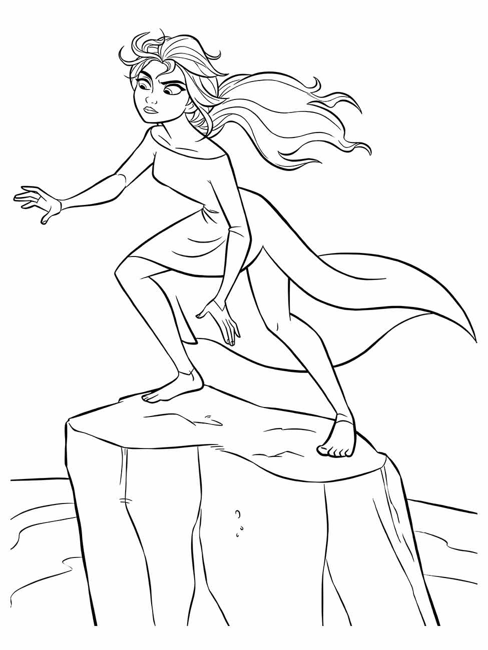 Frozen coloring page (81)