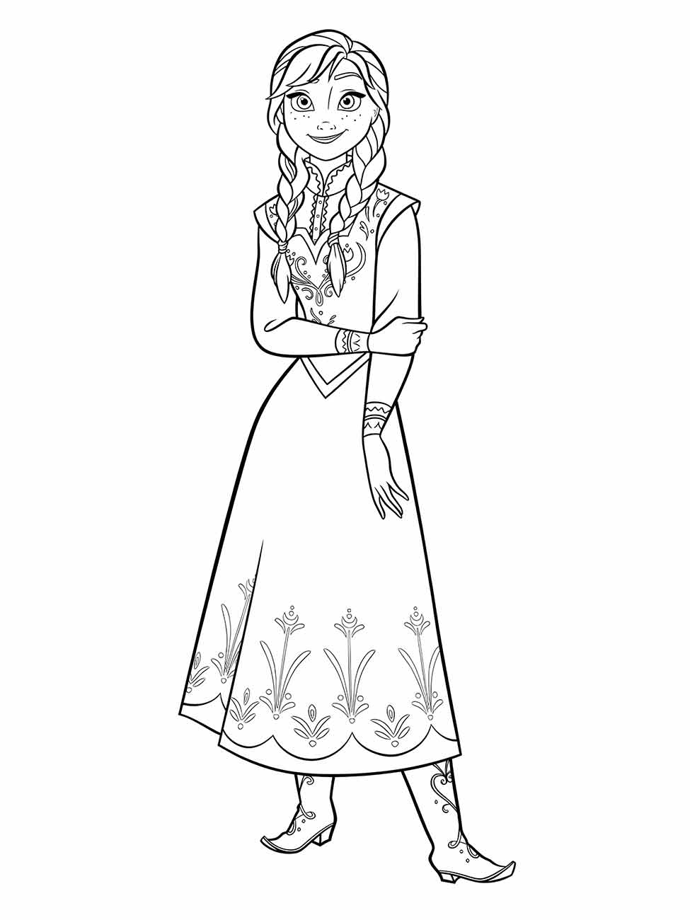 Frozen coloring page (82)