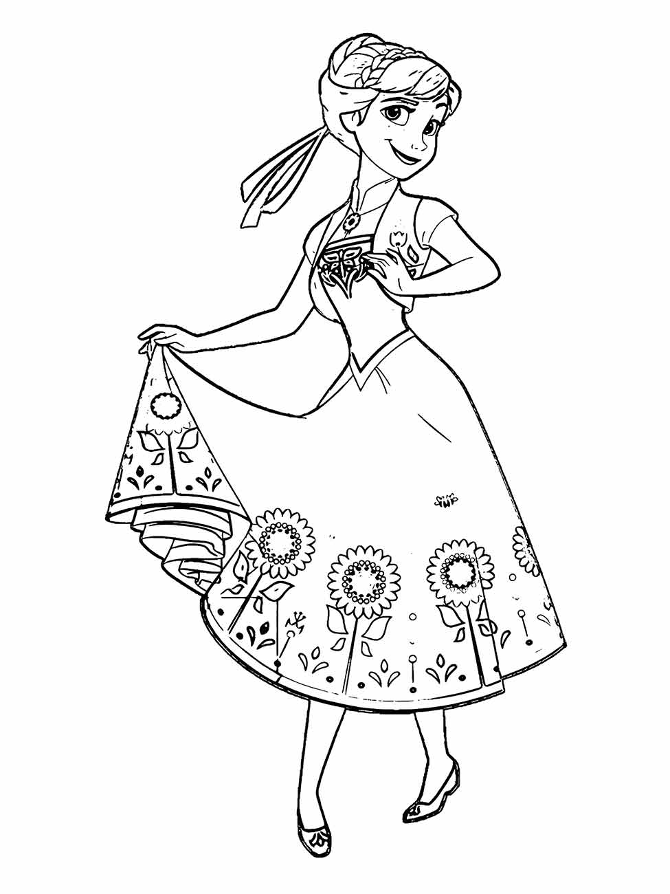 Frozen coloring page (84)