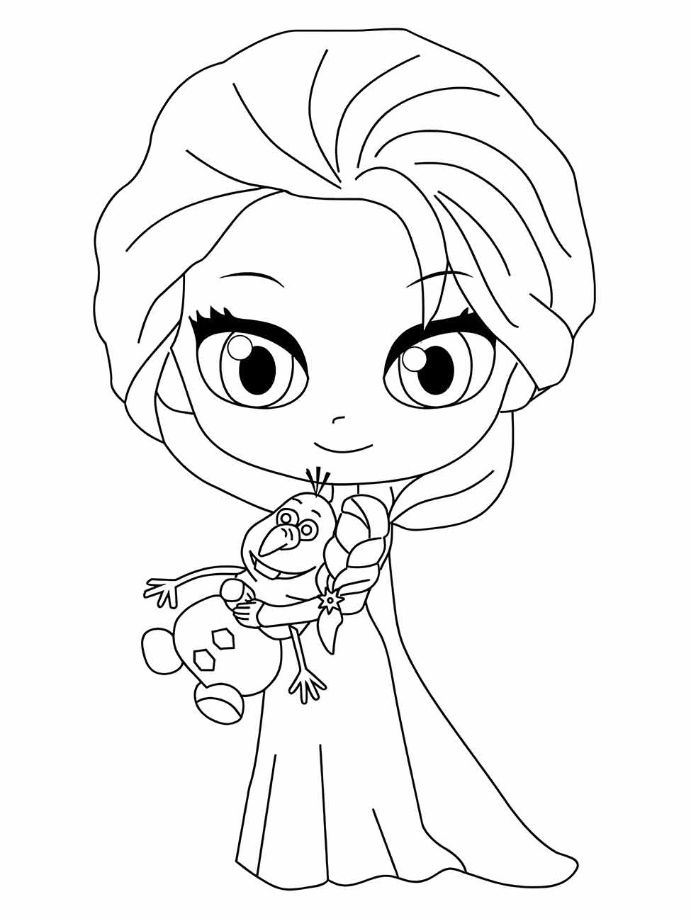 Frozen coloring page (89)