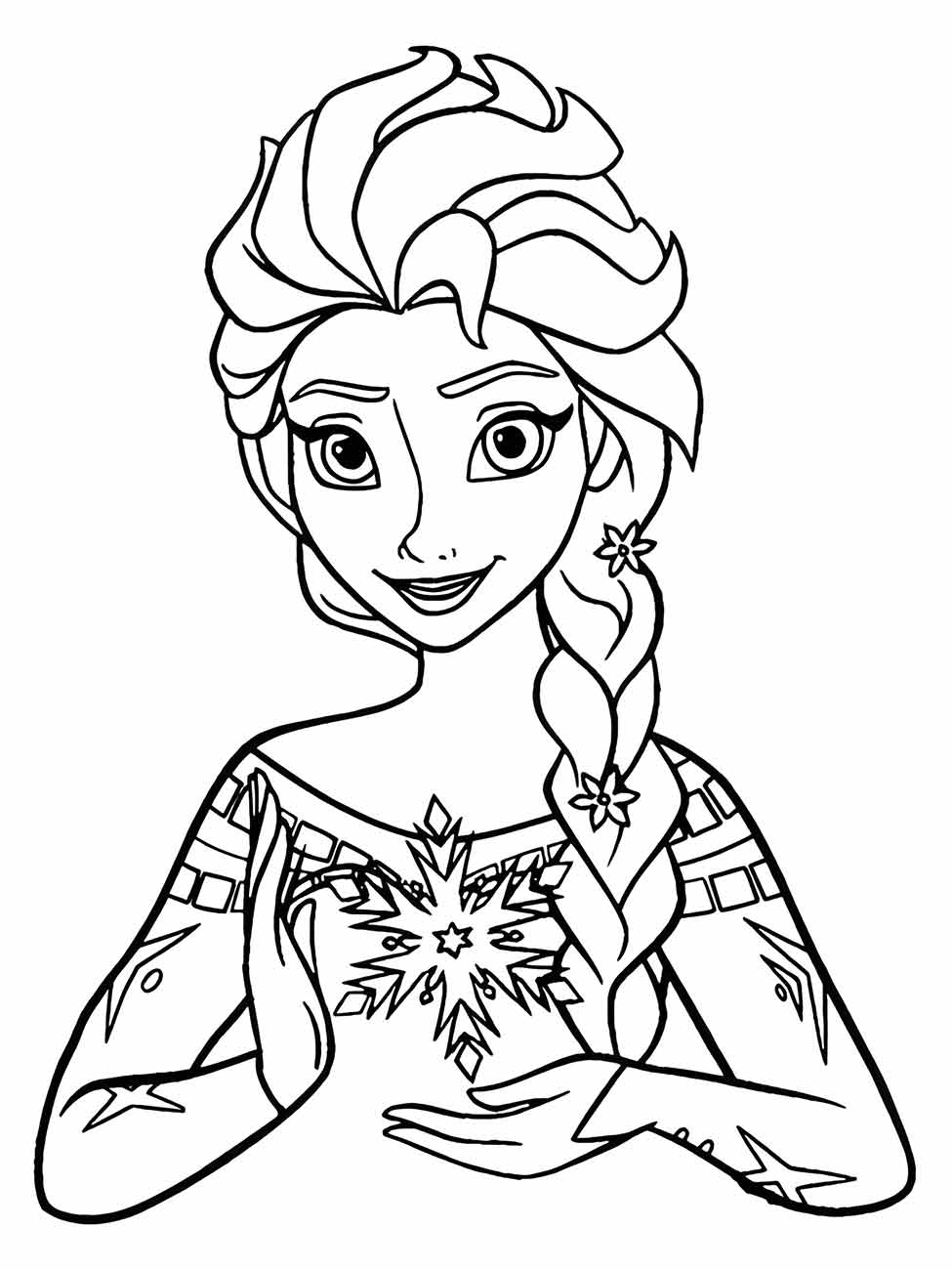 Frozen coloring page (91)