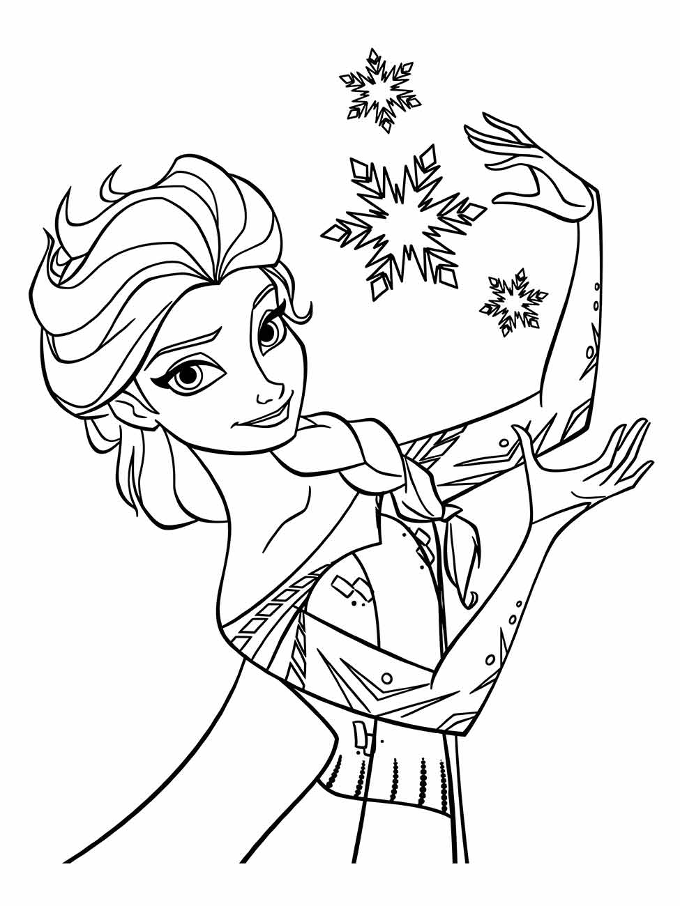 Frozen coloring page (93)