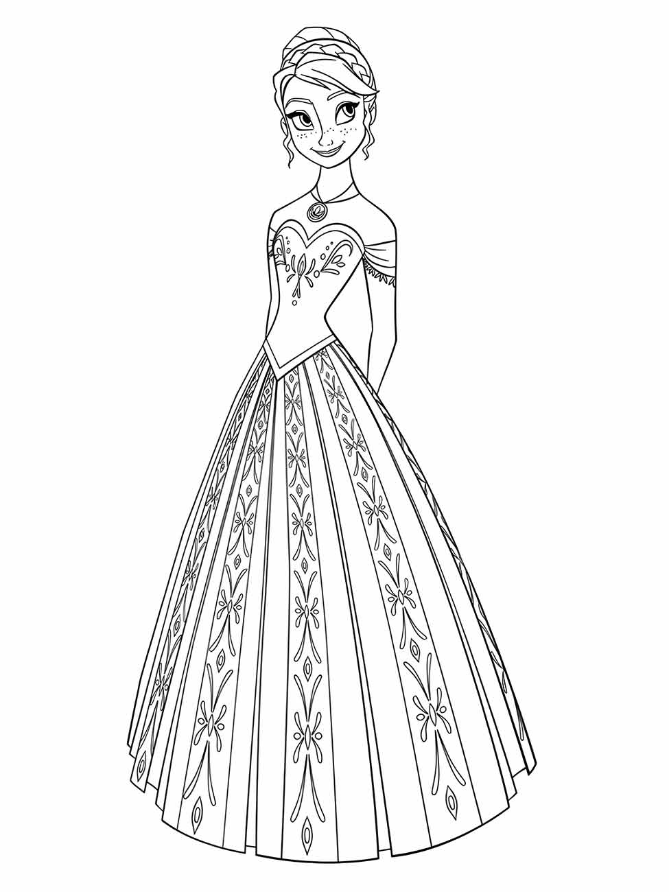 Frozen coloring page (94)