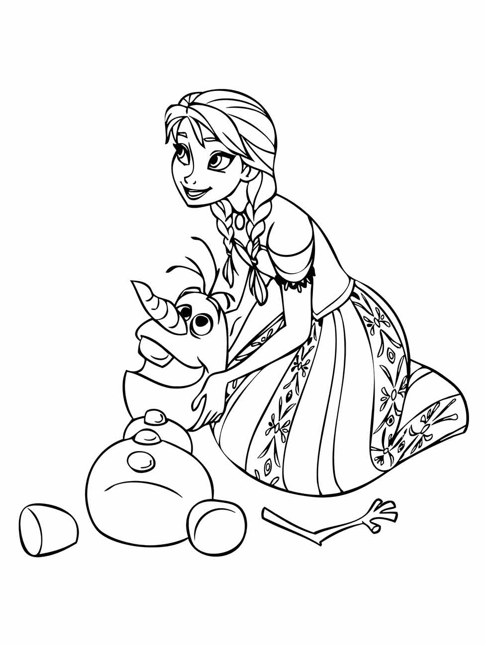 Frozen coloring page (95)