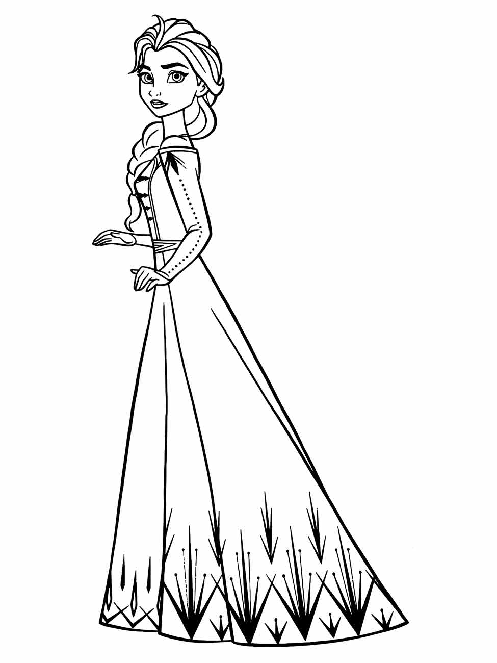 Frozen coloring page (98)