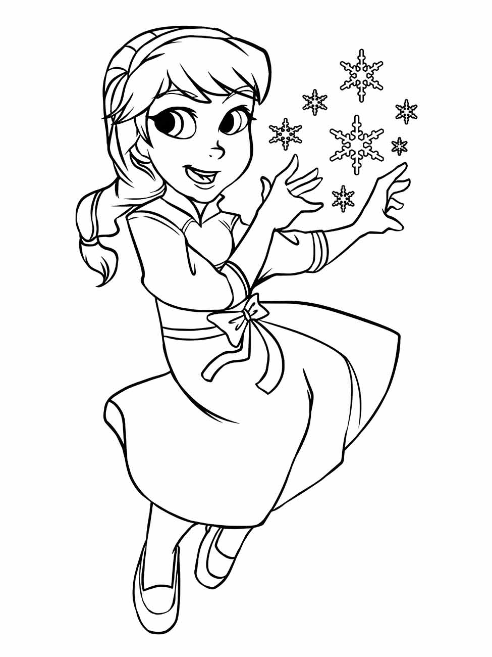 Frozen coloring page (99)