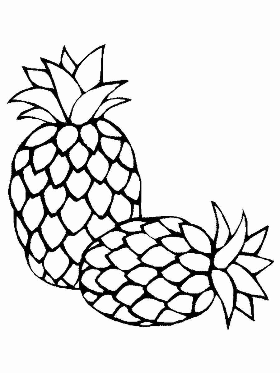 Fruits coloring page (10)