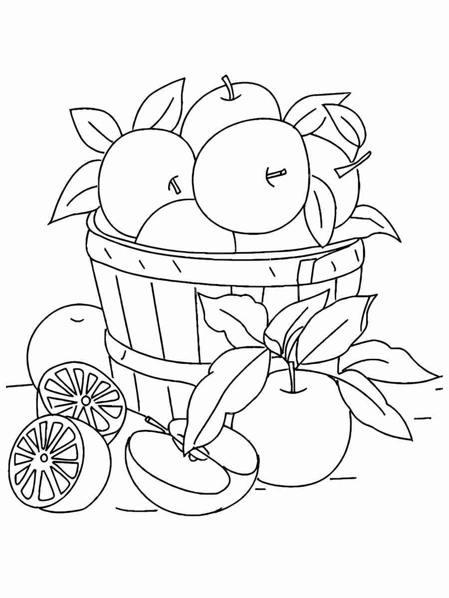 Fruits coloring page (100)