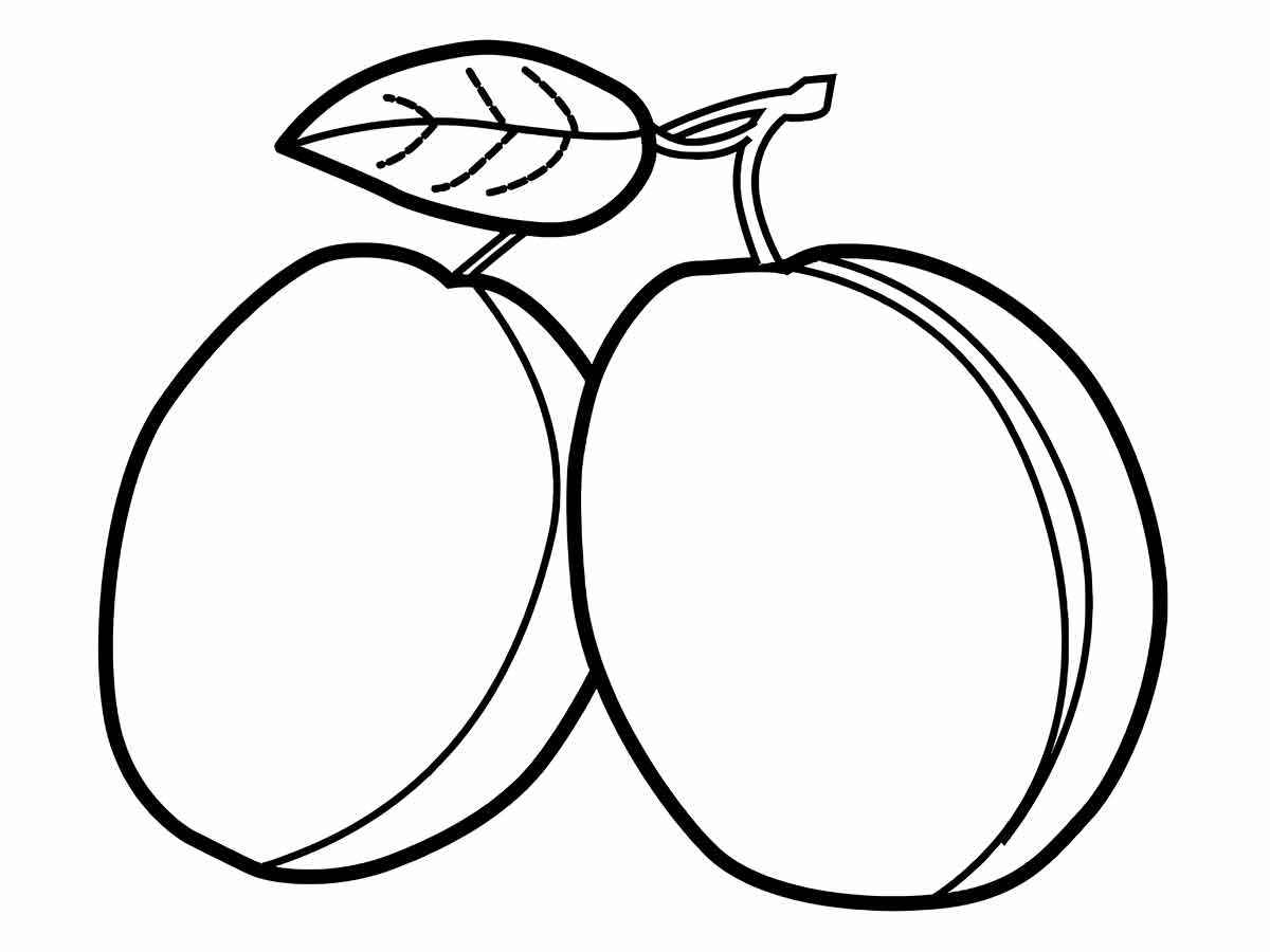 Fruits coloring page (103)