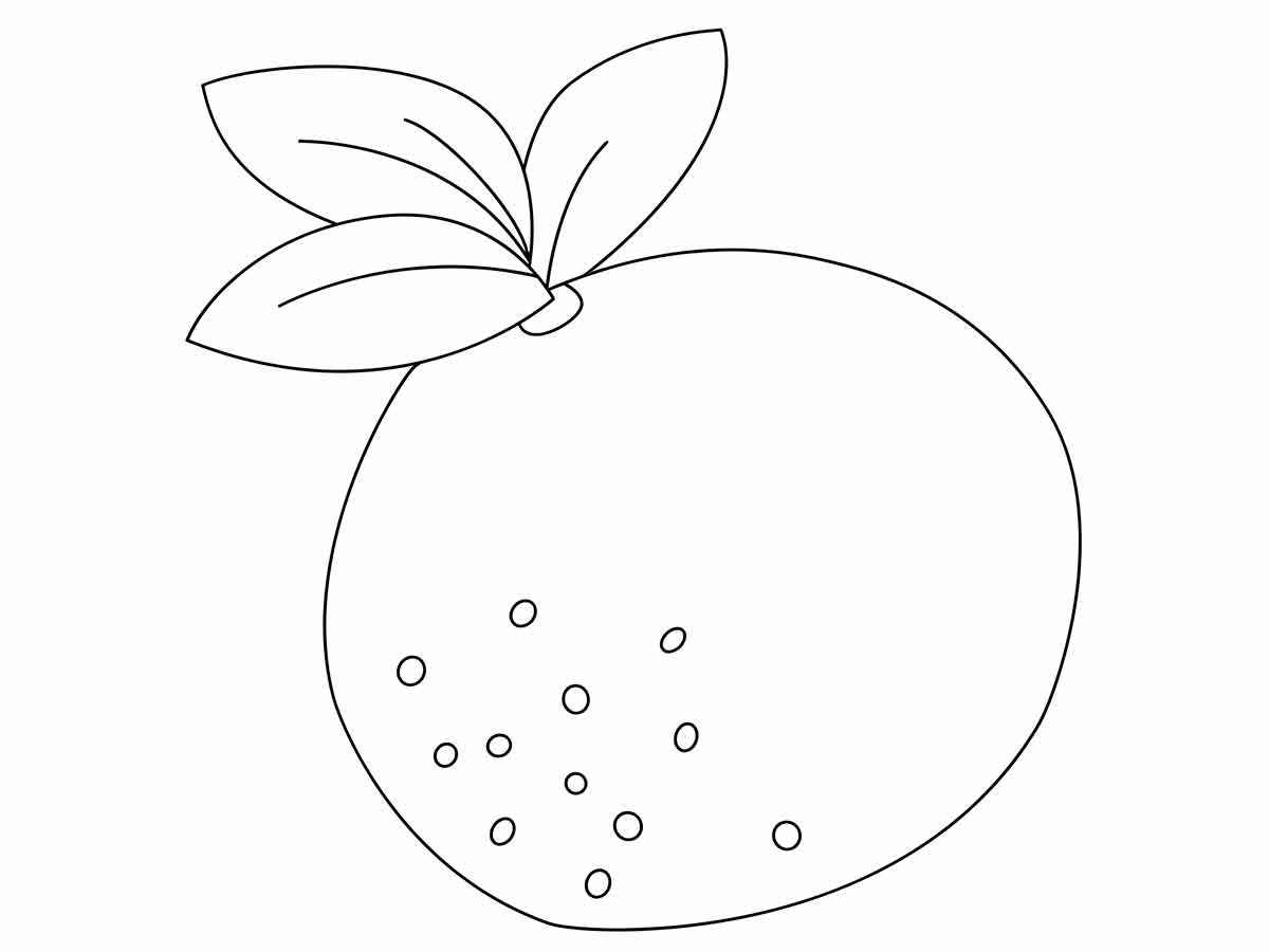 Fruits coloring page (114)