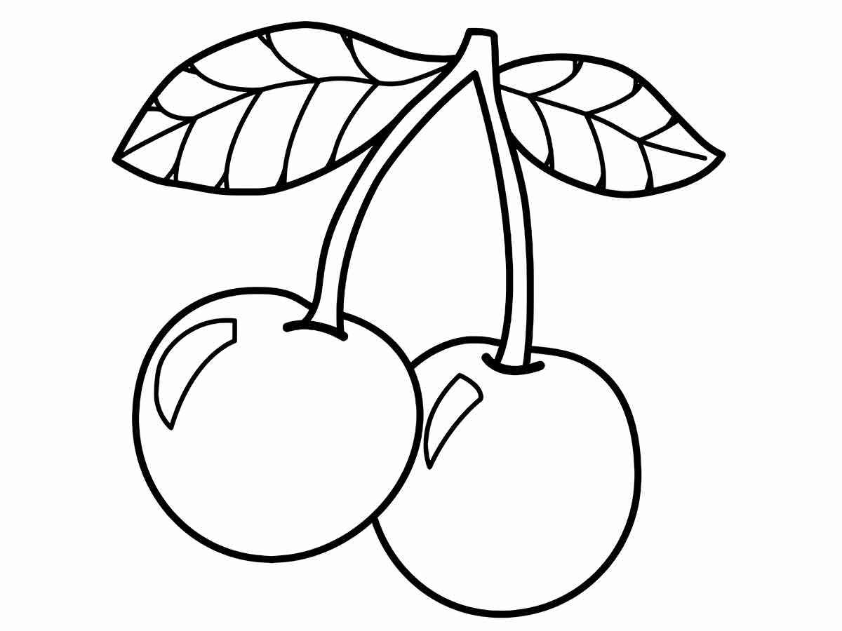 Fruits coloring page (16)