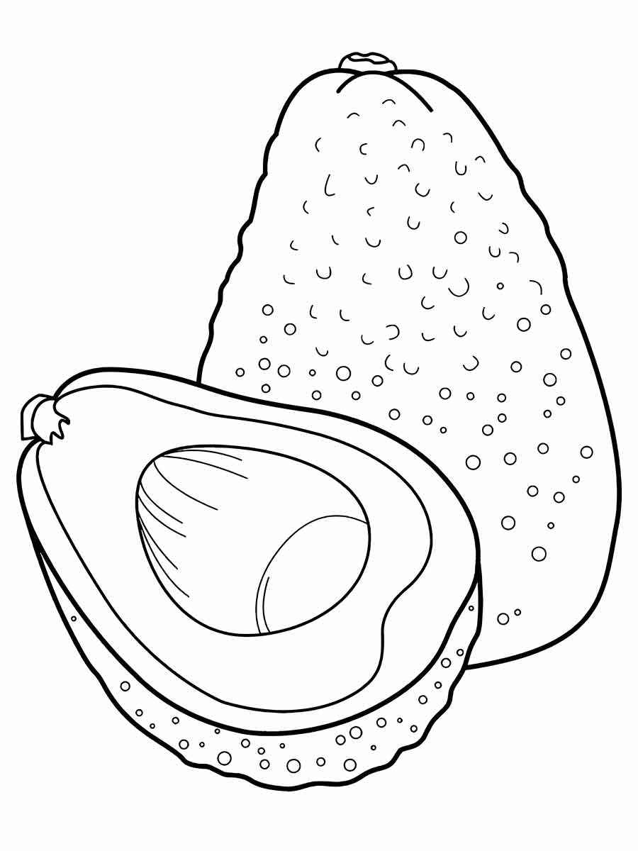 Fruits coloring page (3)