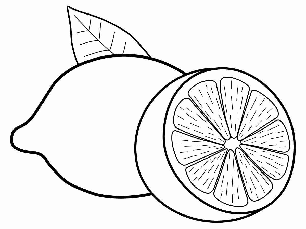 Fruits coloring page (30)