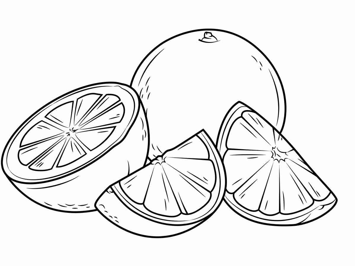 Fruits coloring page (31)